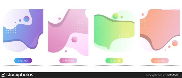 Pink,blue,green,orange geometric abstract digital background with dynamic shape