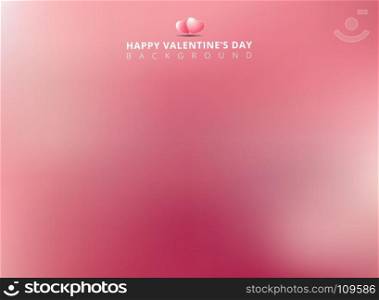 pink blurred background for valentines day card. Vector illustration