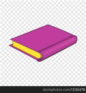 Pink book icon in cartoon style isolated on background for any web design . Pink book icon, cartoon style