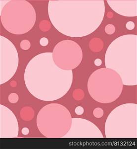 Pink circle on bordo seamless pattern for web, for print, for fabric print 
