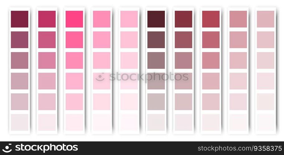 Pink color palette. Pink pastel tone texture. Vector illustration. stock image. EPS 10.. Pink color palette. Pink pastel tone texture. Vector illustration. stock image.