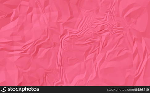 pink crumpled texture paper sheet background