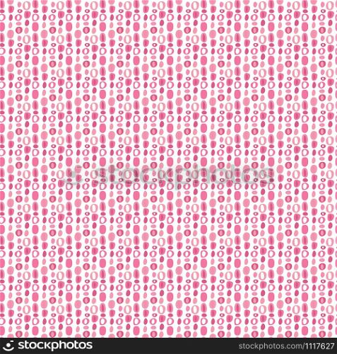 Pink dotted pattern. Minimalist textile design. Bright seamless pattern.. Pink dotted pattern. Minimalist textile design. Bright seamless pattern