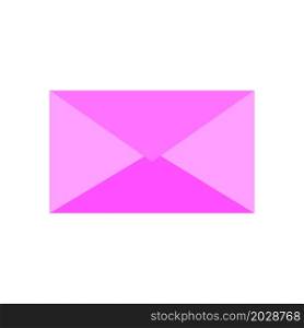 Pink envelope icon. Postage letter sign. Correspondence mail. Communication background. Vector illustration. Stock image. EPS 10.. Pink envelope icon. Postage letter sign. Correspondence mail. Communication background. Vector illustration. Stock image.