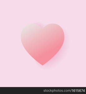Pink heart  On a pink blurry  background for valentine backgrounds greeting cards, greeting writing, Valentine s Day