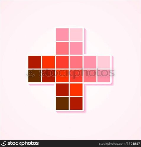 Pink monochromatic color plus design
