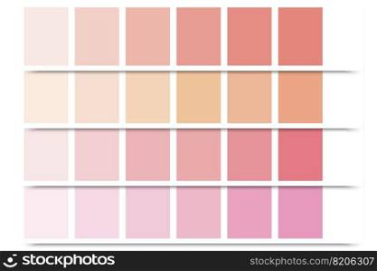 Pink palette. Color palette concept. Flyer design. Vector illustration. stock image. EPS 10.. Pink palette. Color palette concept. Flyer design. Vector illustration. stock image. 