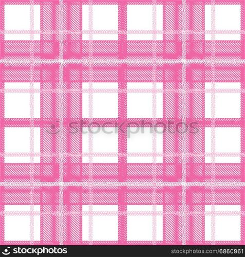 Pink plaid. Color bright decorative background vector illustration.. Pink plaid