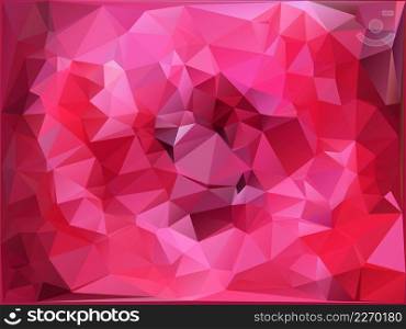 Pink polygonal illustration, which consist of triangles. Geometric background in Origami style with gradient. Triangular design. Pink polygonal illustration, which consist of triangles. Geometric background in Origami style with gradient. Triangular