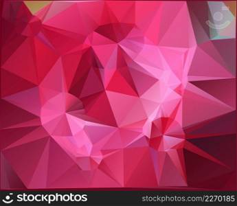 Pink polygonal illustration, which consist of triangles. Geometric background in Origami style with gradient. Triangular design. Pink polygonal illustration, which consist of triangles. Geometric background in Origami style with gradient. Triangular