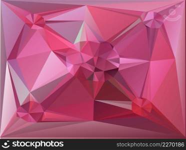 Pink polygonal illustration, which consist of triangles. Geometric background in Origami style with gradient.. Pink polygonal illustration, which consist of triangles. Geometric background in Origami style with gradient. Triangular