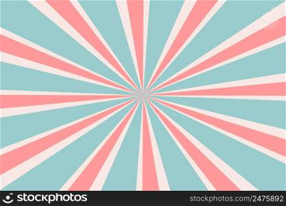 pink rays in retro style on turquoise background. Summer style. Cartoon comic style. Vector illustration. stock image. EPS 10.. pink rays in retro style on turquoise background. Summer style. Cartoon comic style. Vector illustration. stock image.