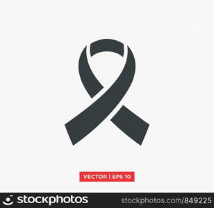 Pink Ribbon Breast Cancer Awareness Vector Illustration