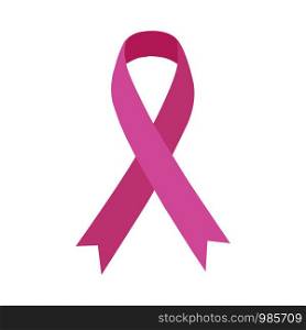 Pink ribbon. Breast cancer. Medical concept. Vector. Pink ribbon. Breast cancer. Medical concept