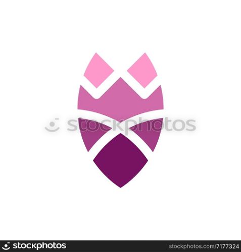 Pink Tulip Flower Logo Template Illustration Design. Vector EPS 10.