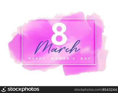 pink watercolor background for happy women’s day