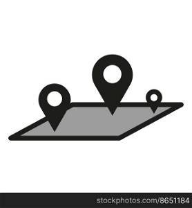 Pins map icon. Locate pin gps map. Vector illustration. Stock image. eps 10.. Pins map icon. Locate pin gps map. Vector illustration. Stock image. 