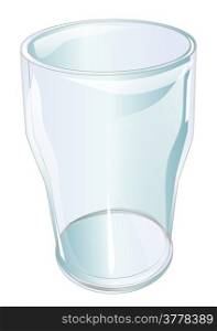 pint glass isolated on a white backgroud