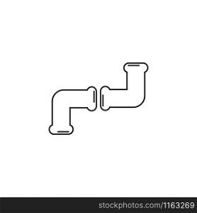 Pipe plumbing icon graphic design template vector illustration