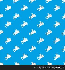 Pipe water pattern vector seamless blue repeat for any use. Pipe water pattern vector seamless blue