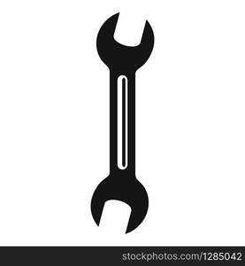 Pipe wrench icon. Simple illustration of pipe wrench vector icon for web design isolated on white background. Pipe wrench icon, simple style