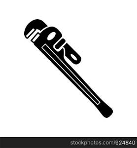 pipe wrench icon vector design template