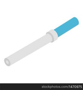 Pipette icon. Isometric of pipette vector icon for web design isolated on white background. Pipette icon, isometric style
