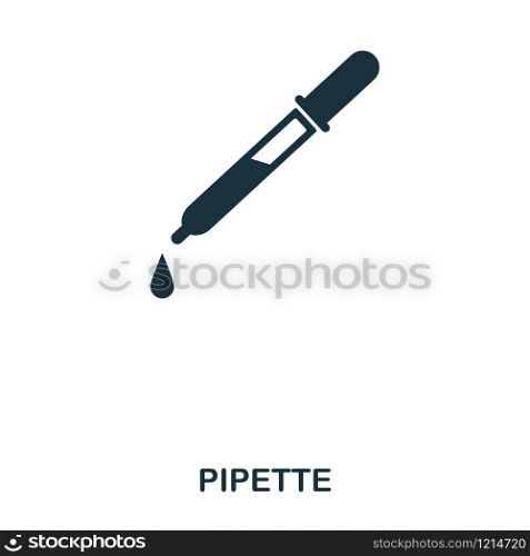 Pipette icon. Line style icon design. UI. Illustration of pipette icon. Pictogram isolated on white. Ready to use in web design, apps, software, print. Pipette icon. Line style icon design. UI. Illustration of pipette icon. Pictogram isolated on white. Ready to use in web design, apps, software, print.