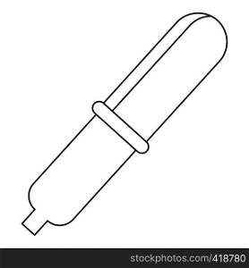 Pipette icon. Outline illustration of pipette vector icon for web. Pipette icon, outline style