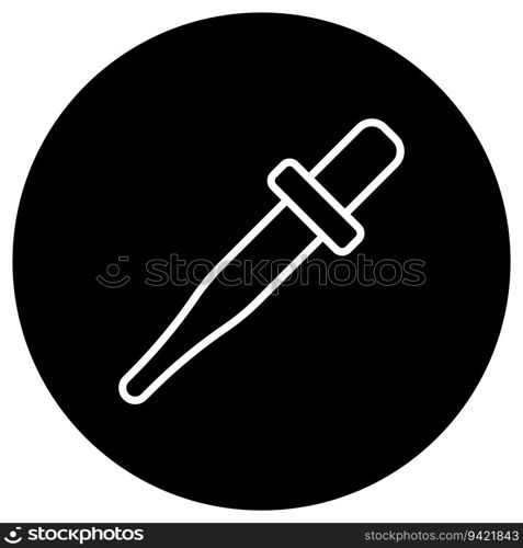 pipette icon vector template illustration logo design