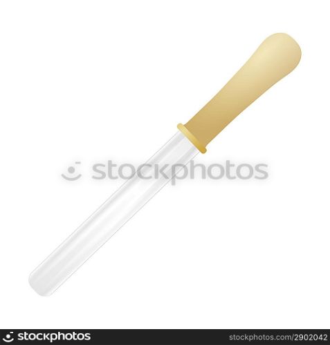 Pipette on a white background