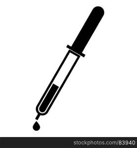 Pipette with drop icon .