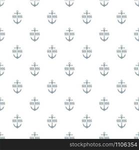 Pirate anchor pattern vector seamless repeat for any web design. Pirate anchor pattern vector seamless
