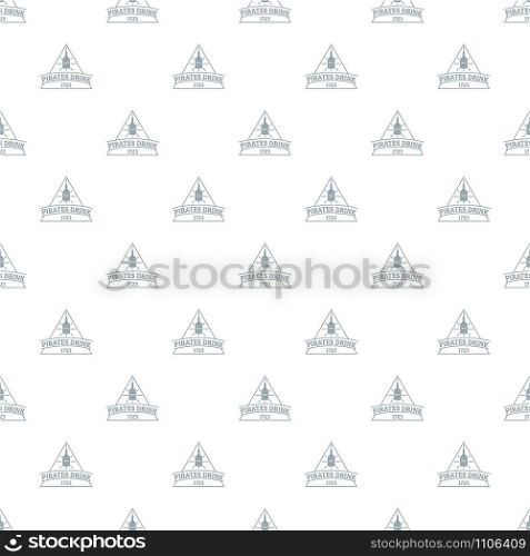 Pirate drink pattern vector seamless repeat for any web design. Pirate drink pattern vector seamless