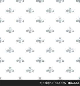 Pirate ship pattern vector seamless repeat for any web design. Pirate ship pattern vector seamless