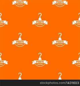 Pirate weapon pattern vector orange for any web design best. Pirate weapon pattern vector orange