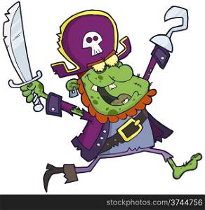 Pirate Zombie With A Sword