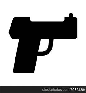 pistol isolated on white background