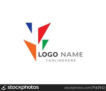Pixel art design Logo Template