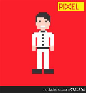 pixel character vector graphic art design illustration