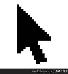 Pixel computer mouse click pointer cursor arrow. Mouse cursor arrow. Pointer arrow. Cursor icon