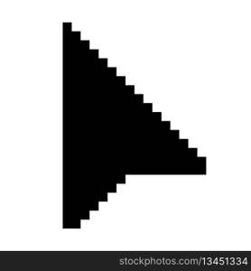 Pixel computer mouse click pointer cursor arrow. Mouse cursor arrow. Pointer arrow. Cursor icon