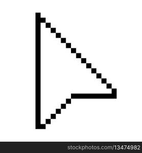 Pixel computer mouse click pointer cursor arrow. Mouse cursor arrow. Pointer arrow. Cursor icon