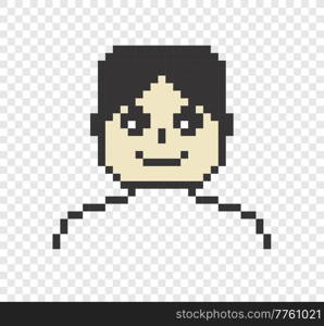 pixel man art vector graphic art design illustration