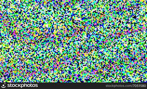Pixel Noise Vector. VHS Glitch Texture TV Screen. Television Colored. Pixel Noise Vector. VHS Glitch Texture TV Screen. Introduction And The End Of The TV Programming.
