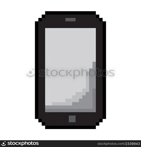 Pixel phone, great design for any purposes. mobile device concept. Communication technology. Vector illustration. stock image. EPS 10.. Pixel phone, great design for any purposes. mobile device concept. Communication technology. Vector illustration. stock image.