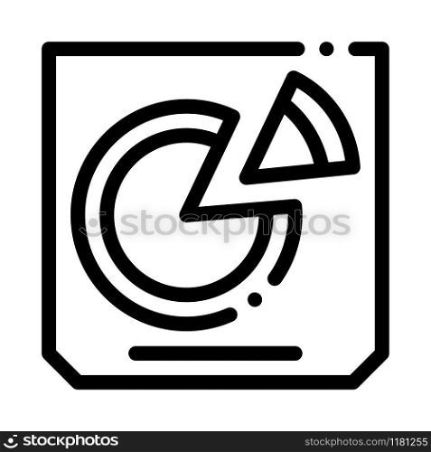 Pizza Box Icon Vector. Outline Pizza Box Sign. Isolated Contour Symbol Illustration. Pizza Box Icon Vector Outline Illustration