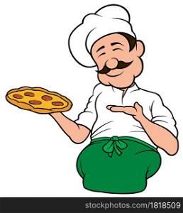 Pizza Chef Character