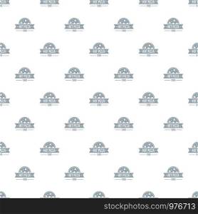 Pizza hot pattern vector seamless repeat for any web design. Pizza hot pattern vector seamless