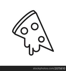 pizza icon vector design templates white on background